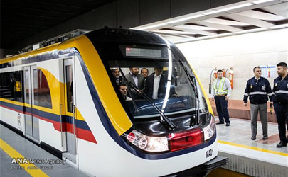 کاهش دوباره سرفاصله حرکت قطارها در خط 3 و افزايش پذيرش مسافر در خط 4 متروي تهران